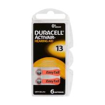 Duracell 13 Numara İşitme Cihazı Pili 10 Paket 60 Adet