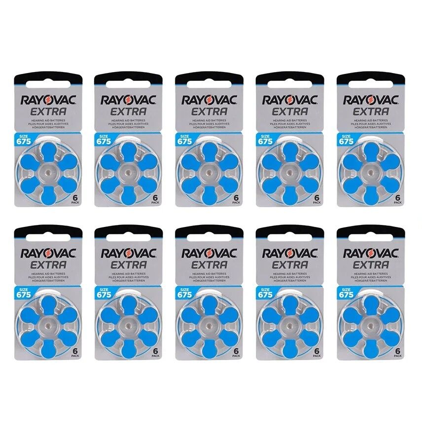 Rayovac Extra 675 Numara Kulak İşitme Cihaz Pili 6 x 10'lu