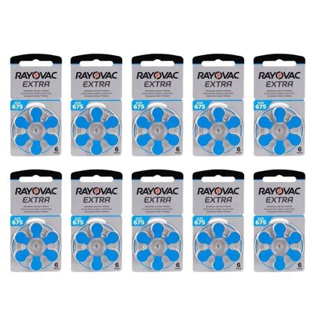 Rayovac Extra 675 Numara Kulak İşitme Cihaz Pili 6 x 10'lu