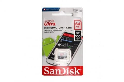 SANDISK ULTRA 64GB MICROSD KART 100MB/s