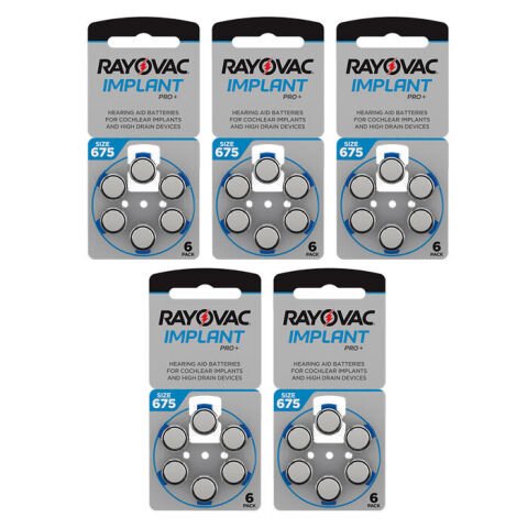 RAYOVAC 675 IMPLANT İşitme Cihaz Pili 6 x 5'li 30 adettir