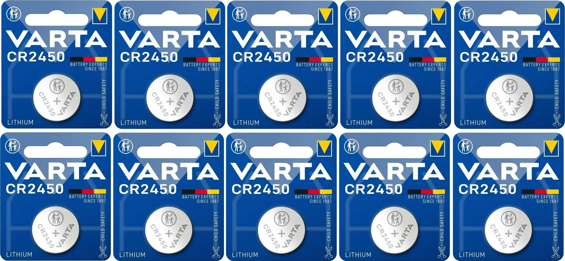 VARTA 2450 3V 10'lu LİTYUM PİL