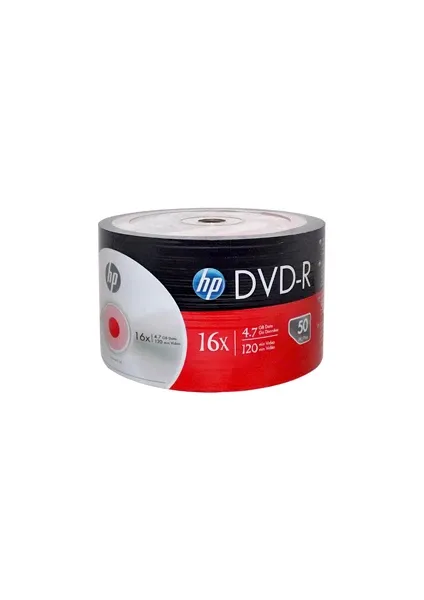HP Dvd-R 16X Spindle 50'li 4.7 Gb 120 Dk 1 KOLİ